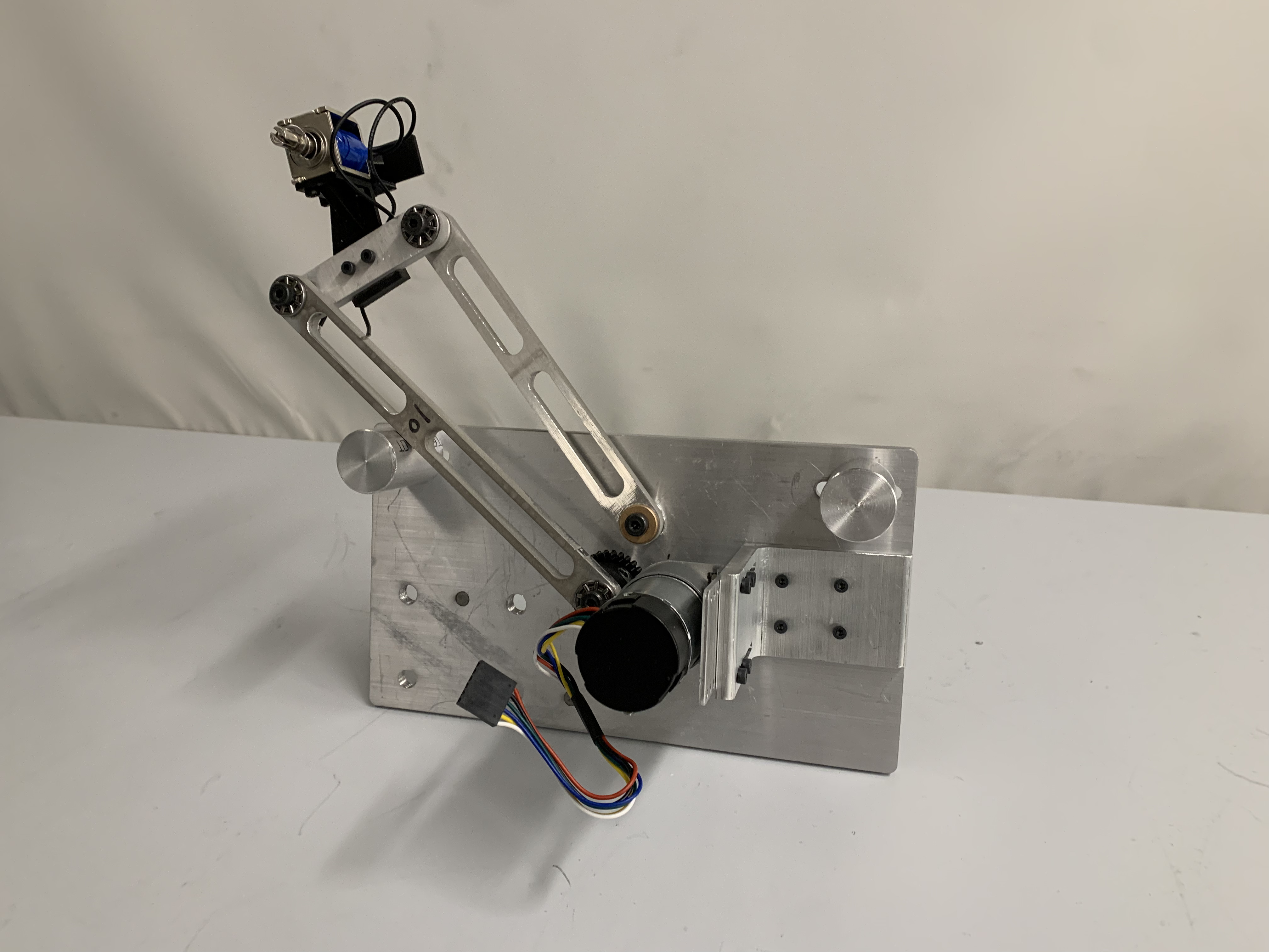 Machined button-pressing machine