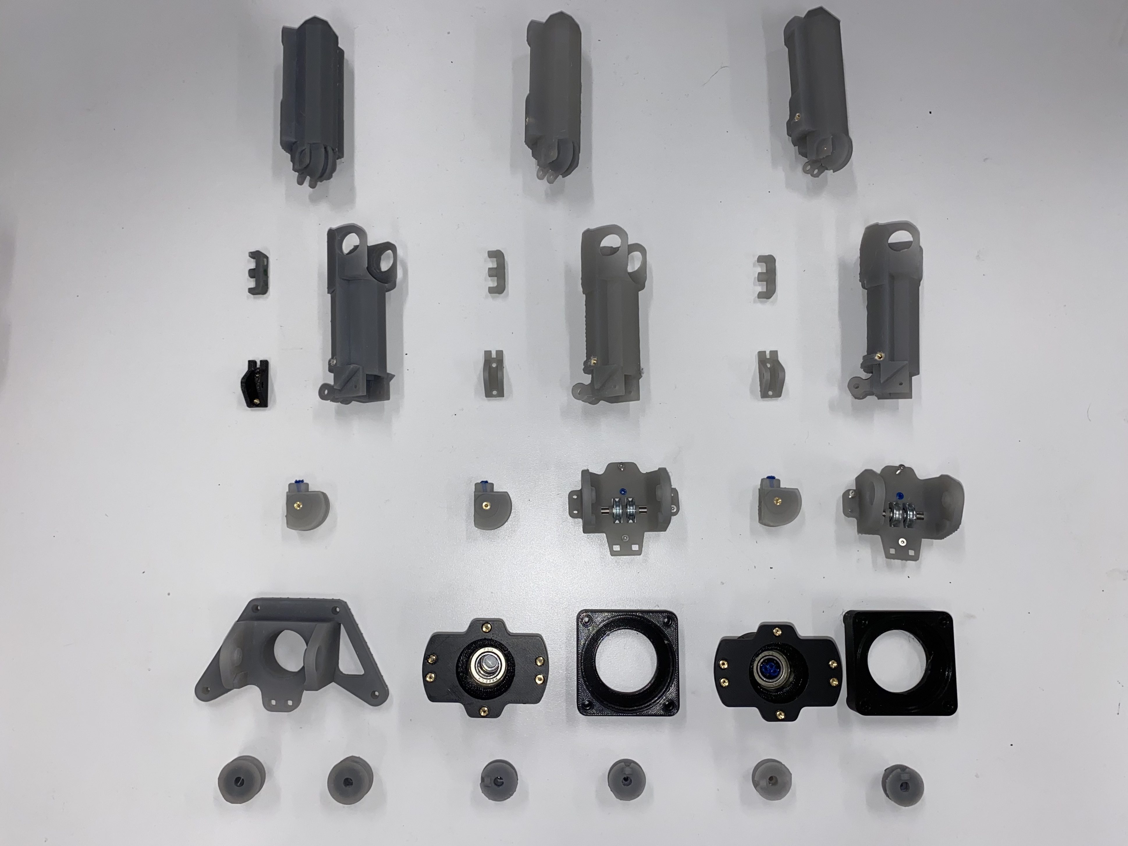 3D-printed finger components